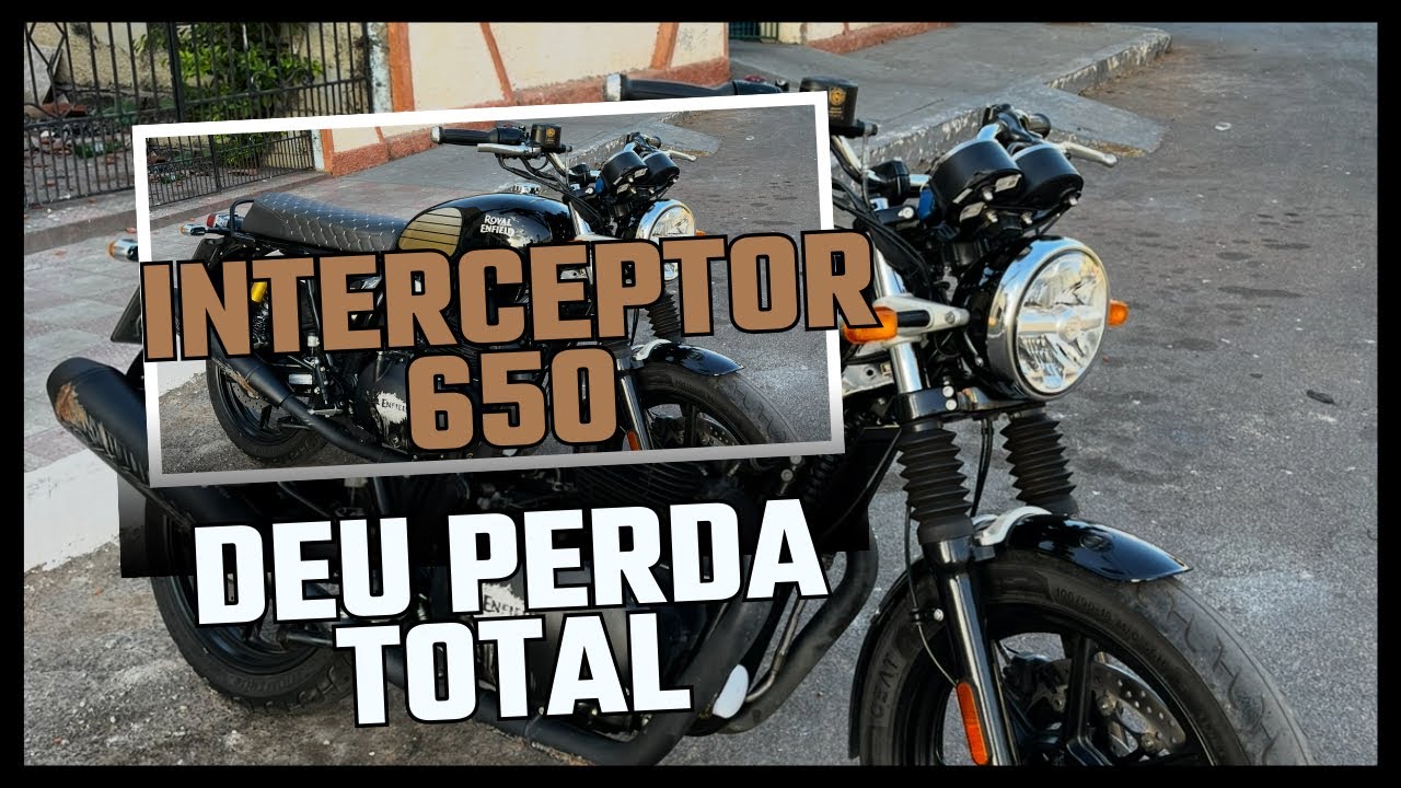 Restaurando uma interceptor 650 que foi dado perda total pela seguradora. 