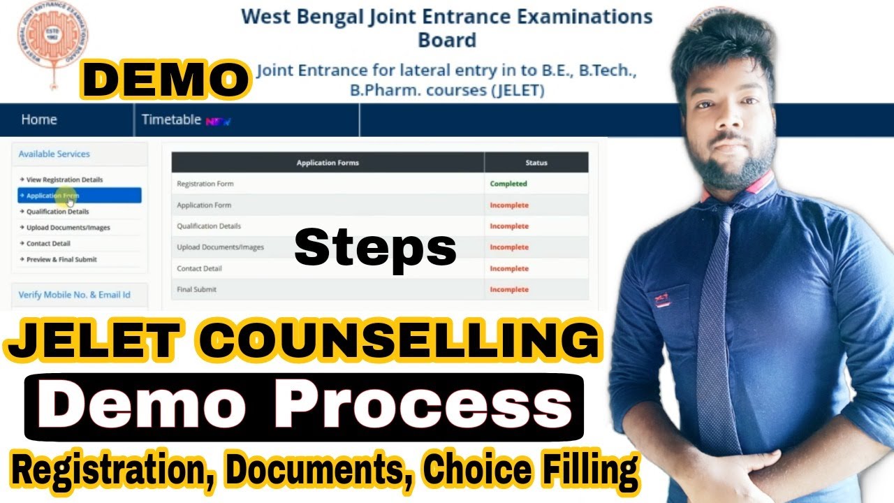 JELET 2020 Counselling DEMO Process | Full Demo Process | Registration, Documents, Choice Filling.