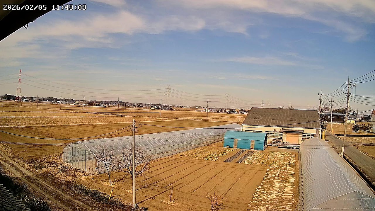 茨城県筑西市田畑ライブカメラ Ibraki Chikusei Live camera.world.cam