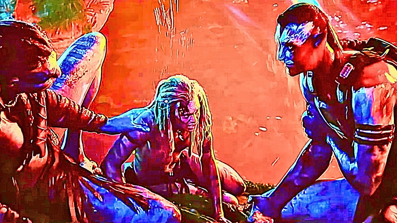 Avatar Fire and Ash (2025) | Quaritch Saves Spider from Falling Scene Recap