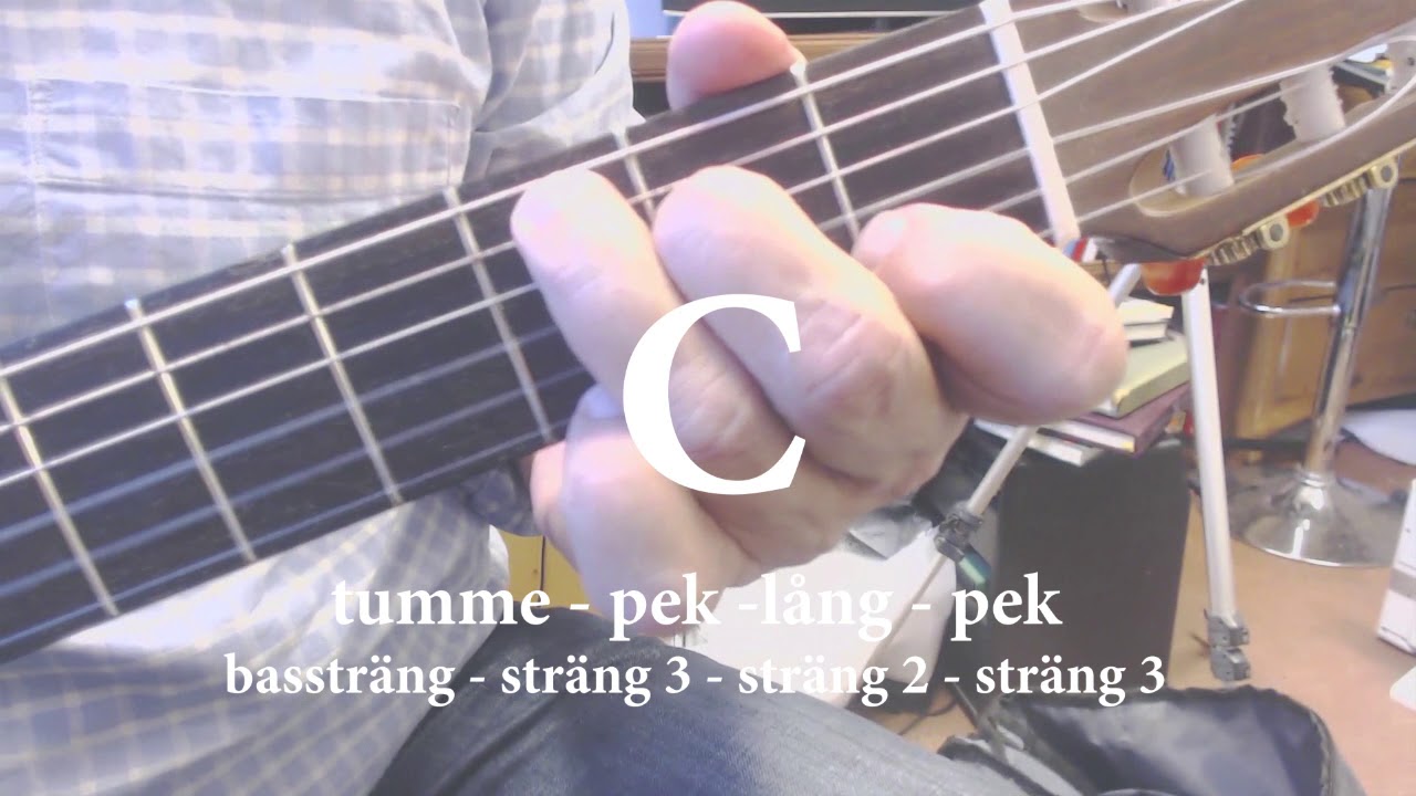 Gitarr för nybörjare - Sommarsången  med fingerplock - Janne Höijer