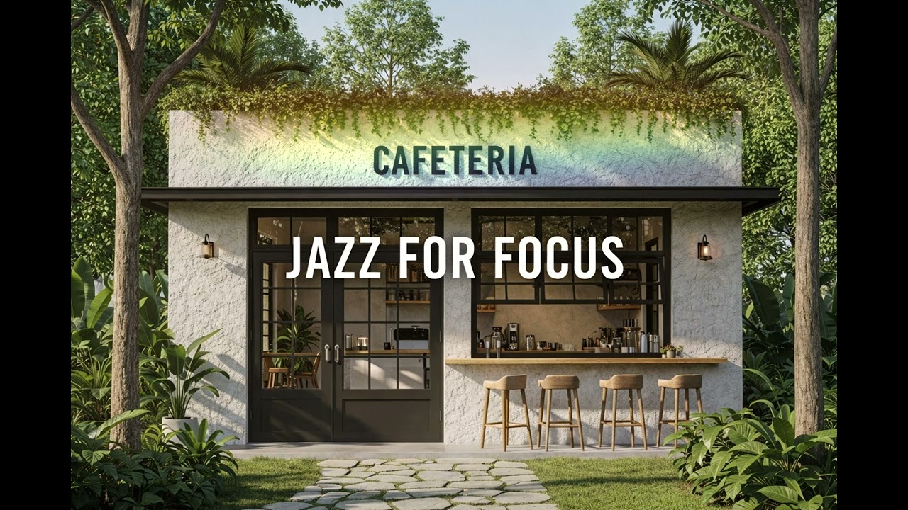 Cozy Coffee Shop Ambience ☕ Smooth Jazz Music for Work & Focus (1h)