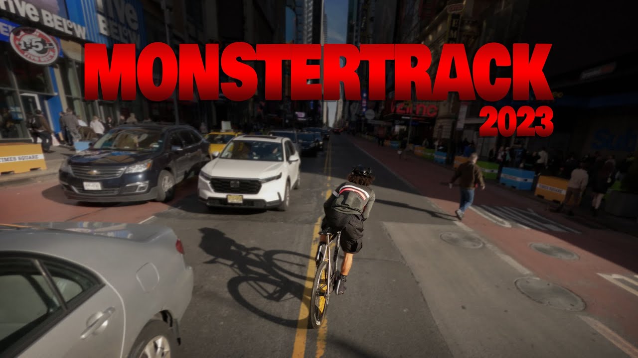 MonsterTrack 2023: Epic Fixed Gear Race Through NYC Streets | 🥇 Full Race | fixedgear