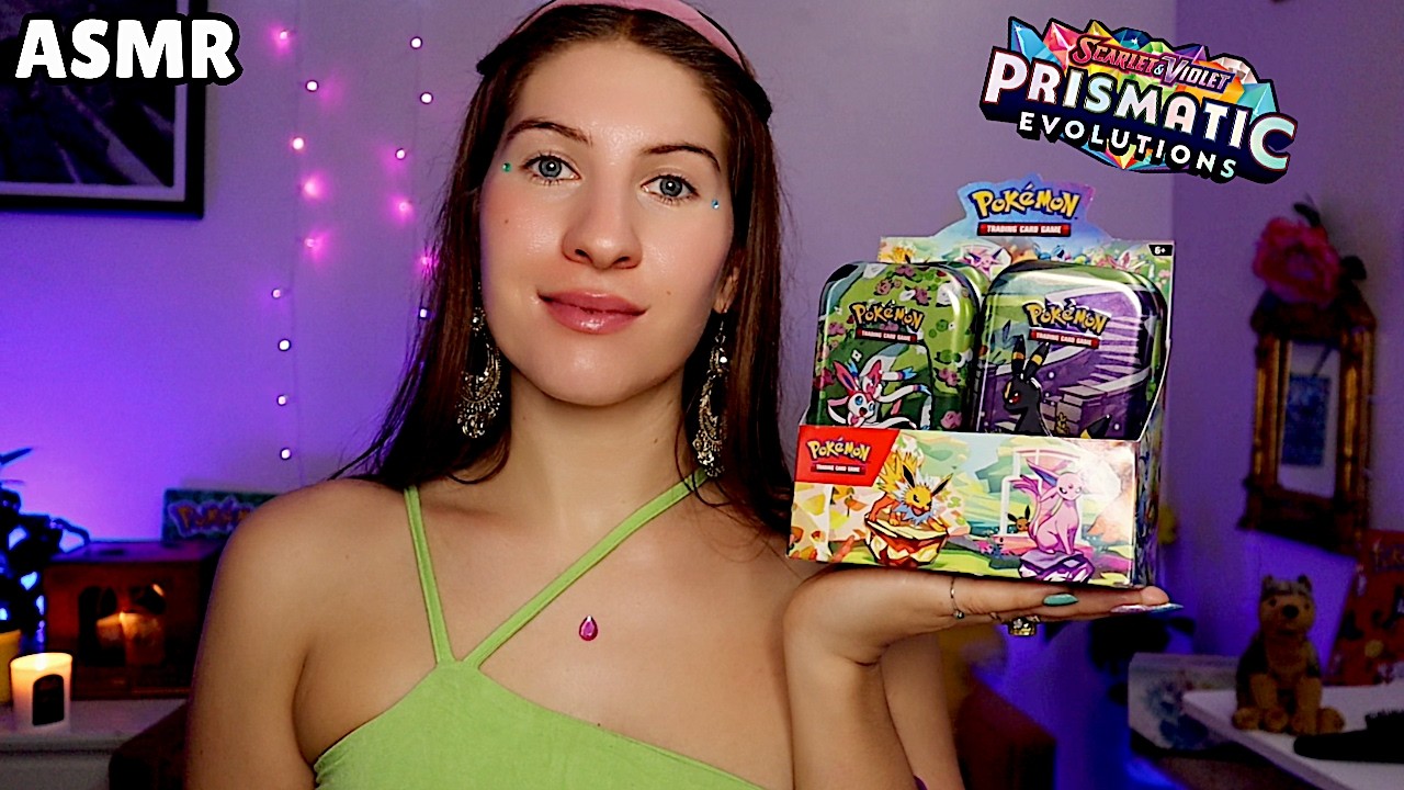 ASMR Pokémon Ouverture MINI-TINS ÉVOLUTIONS PRISMATIQUES✨