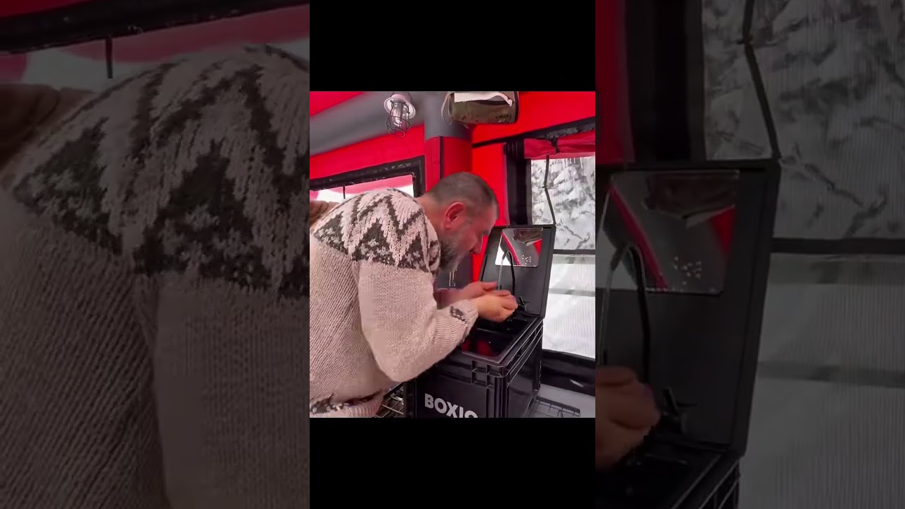 Camping in Deep Snow on a Tractor and Trailer #wintercamping #outdoors #snowcamping #snow