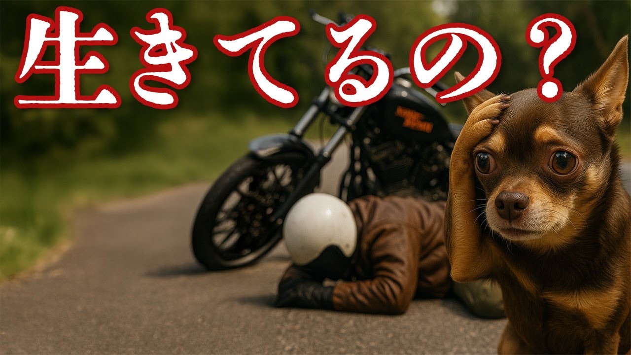 走行中に“アレ”が壊れてあわやの大事故！九死に一生を得たよ with 旧車ハーレーXLCH