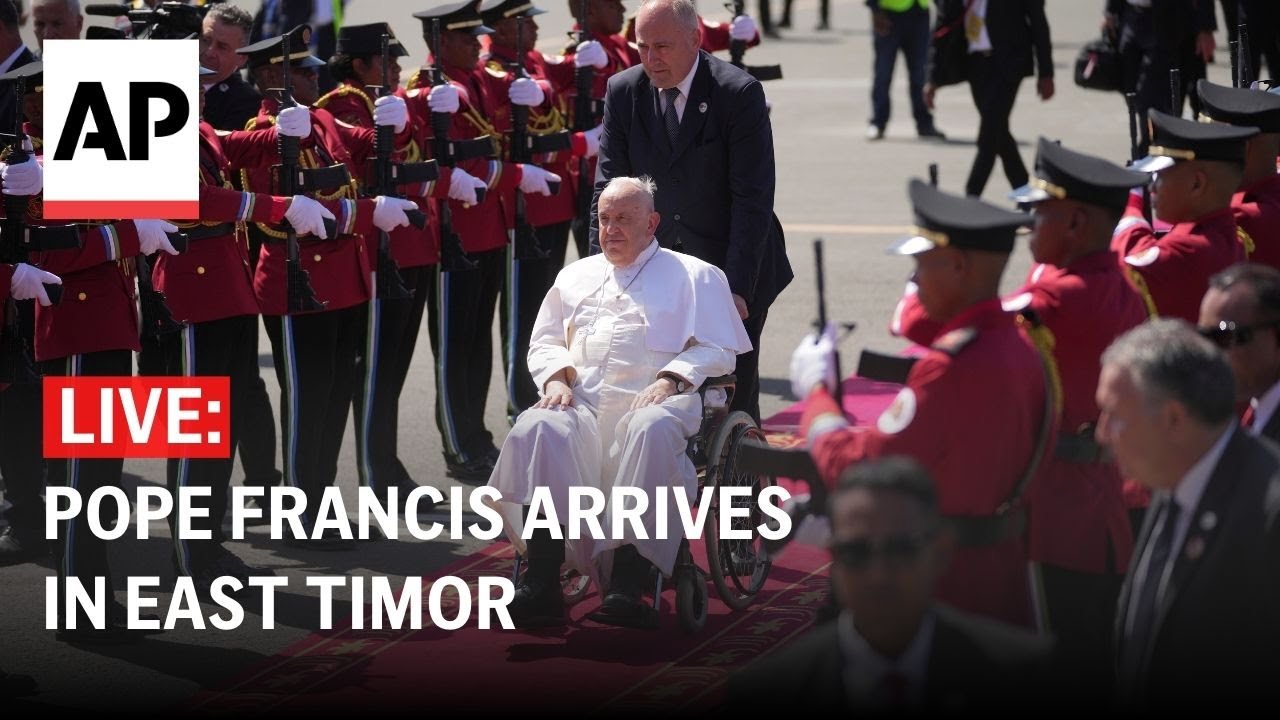 LIVE: Pope Francis arrives in East Timor