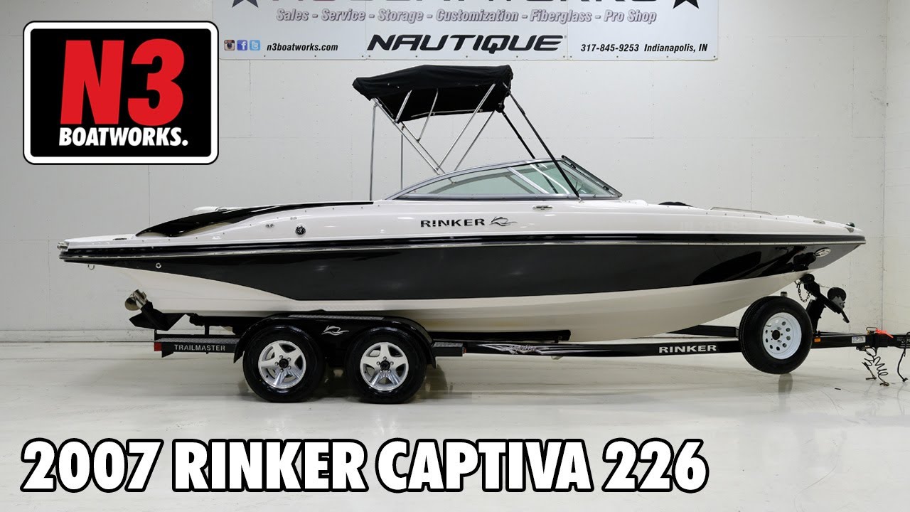 Обзор яхты Rinker Captiva 226 2007 года выпуска || N3 Boatworks