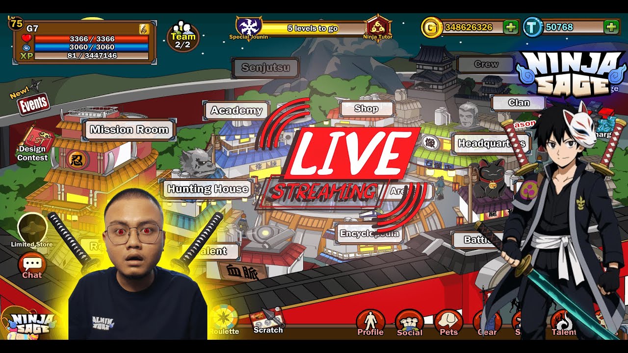 Grinding Event Tipis-tipis  | Ninja Sage Indonesia