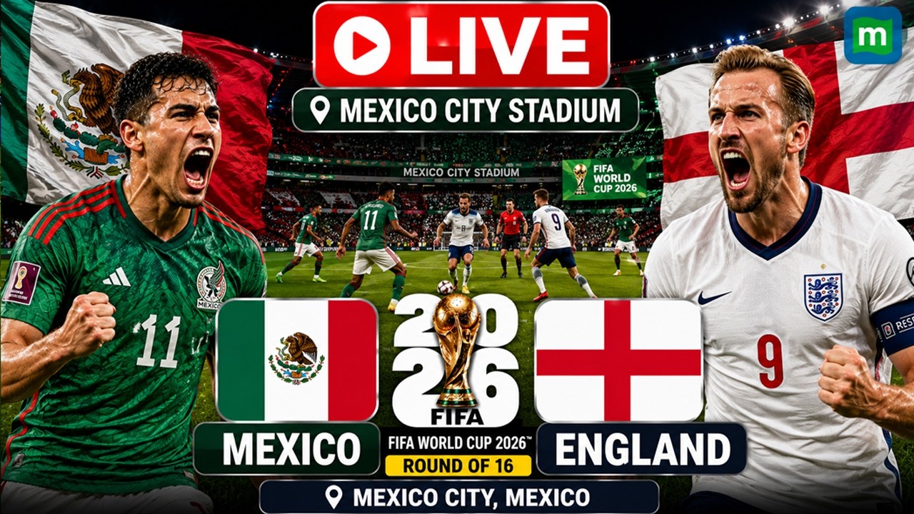 🔴 Mexico vs England LIVE: FIFA World Cup 2026 Quarter-final | Mexico City Stadium | LIVE Football