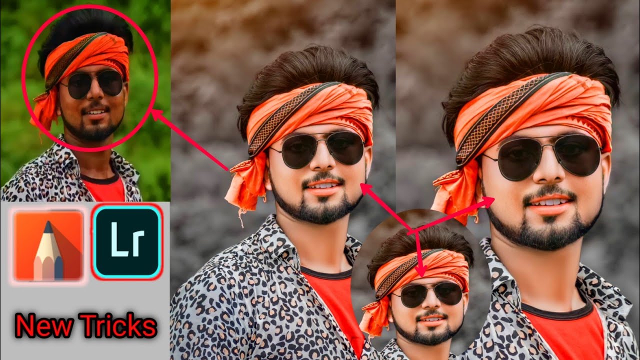 Autodesk Hair Editing Step By Step ||Autodesk Sketchbook Hair+ Face Smooth || New Tutorial ||