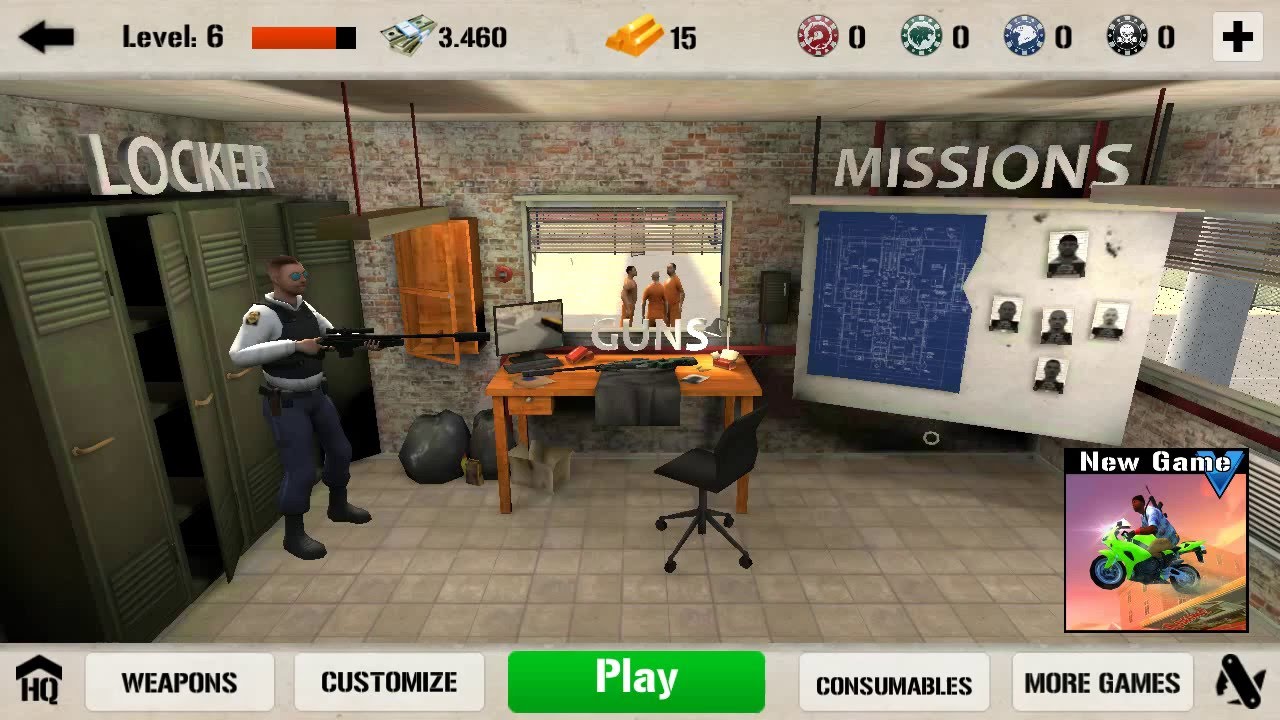 Sniper Duty : Prison Yard Campaign -1 Level - 7