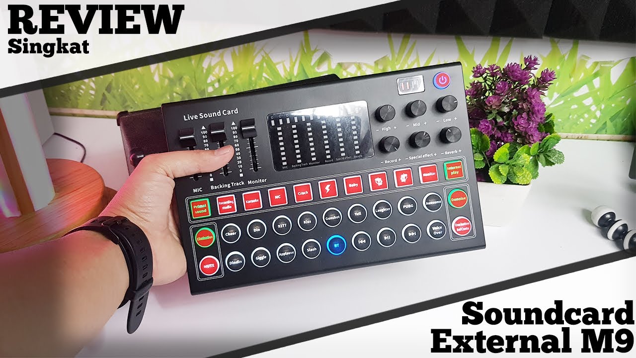 REVIEW Soundcard M9 || Fiturnya Lengkap, Cocok untuk Podcast dan Harga Bersahabat (Mungkin)