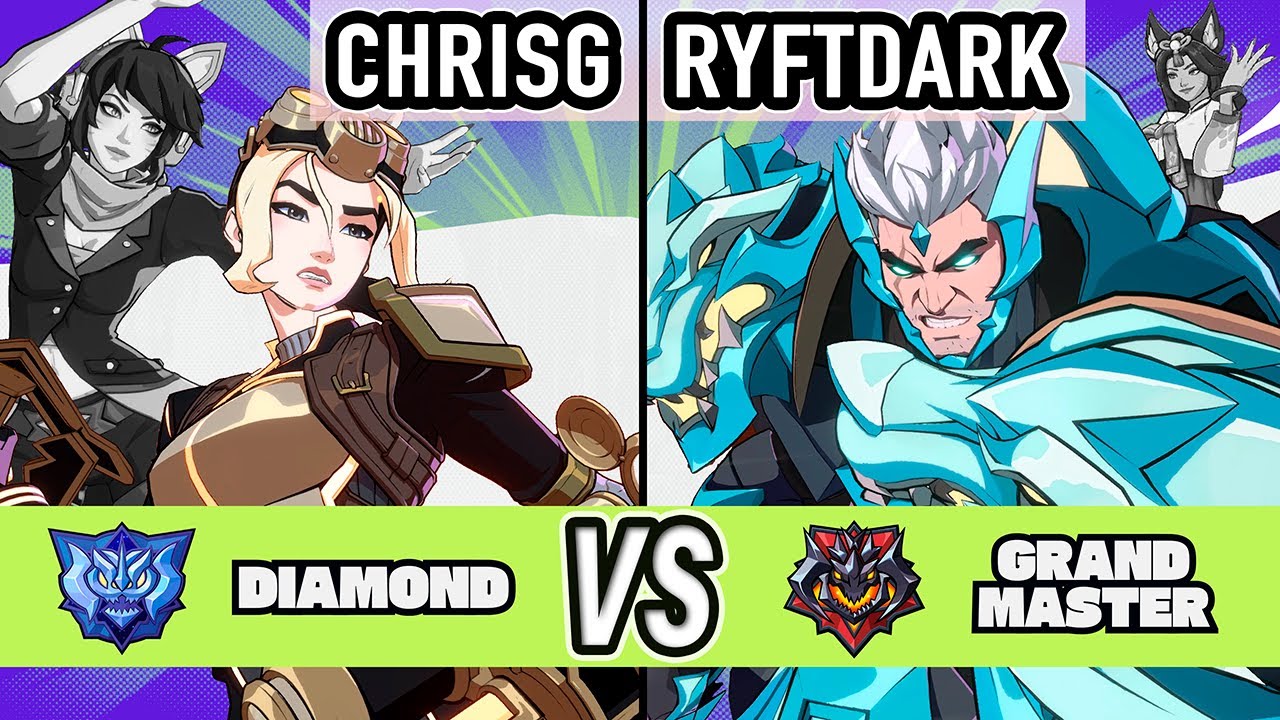 2XKO ▰ ChrisG (Caitlyn / Ahri) vs RyftDark (Darius / Ahri) ▰ High Level Gameplay