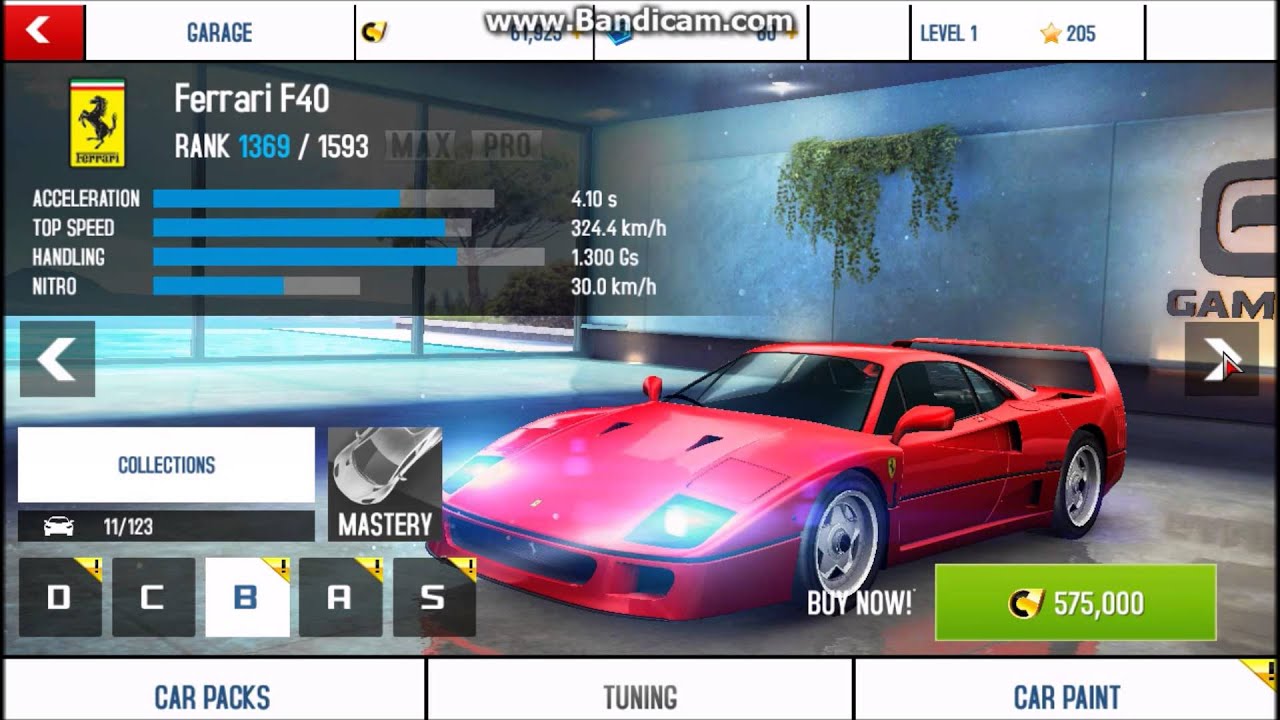 Asphalt 8 All Cars