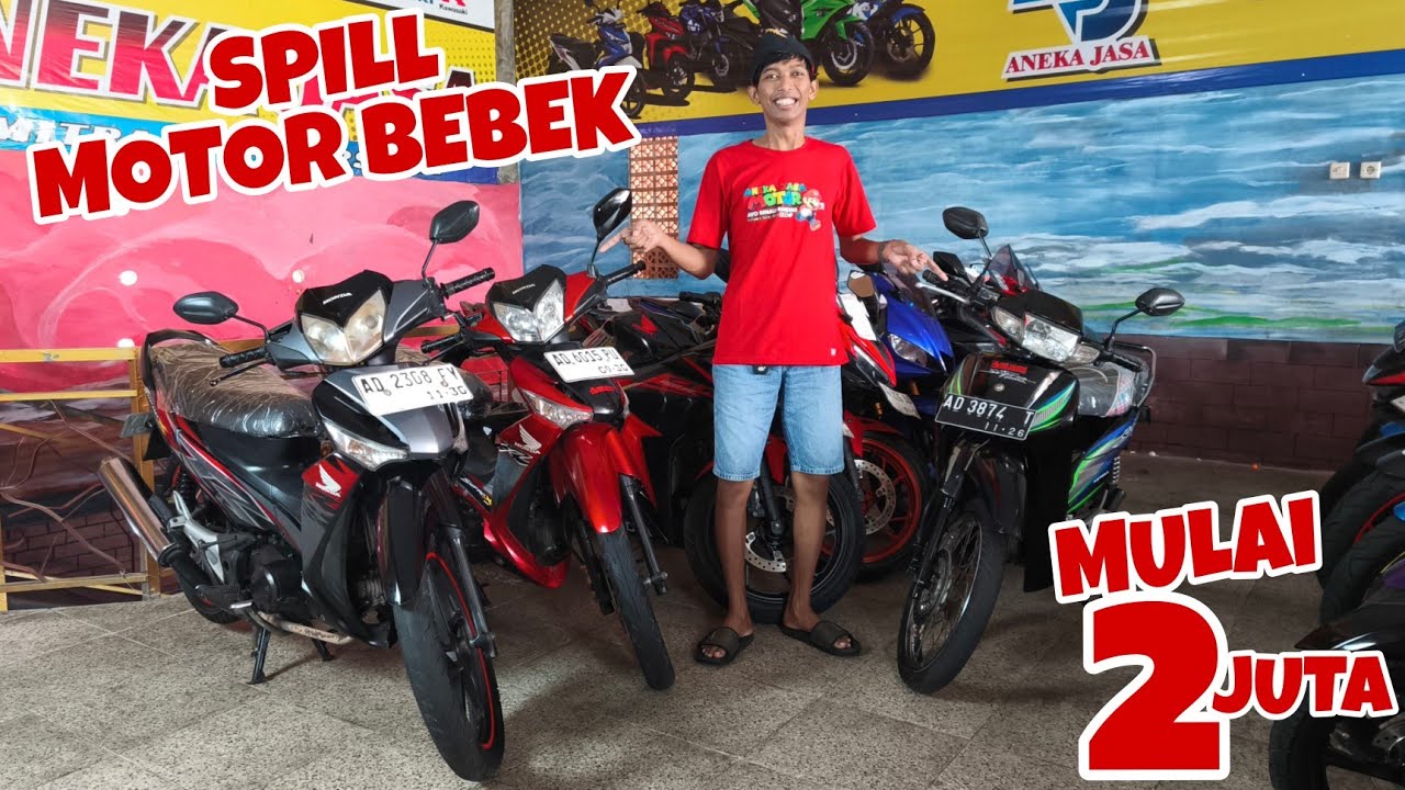MOTOR BEBEK MURAH MULAI 2 JUTAAN - motor bekas murah - ANEKA JASA MOTOR SOLO 
