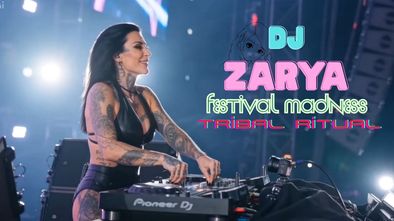 DJ ZARYA 🔥 Festival Madness | Tribal Ritual EDM 2026 (Inked DJ Queen)