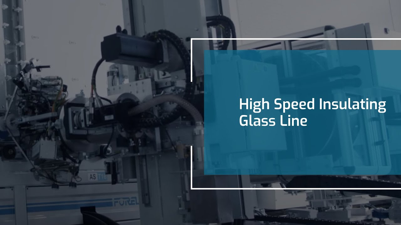 High Speed: insulating glass line