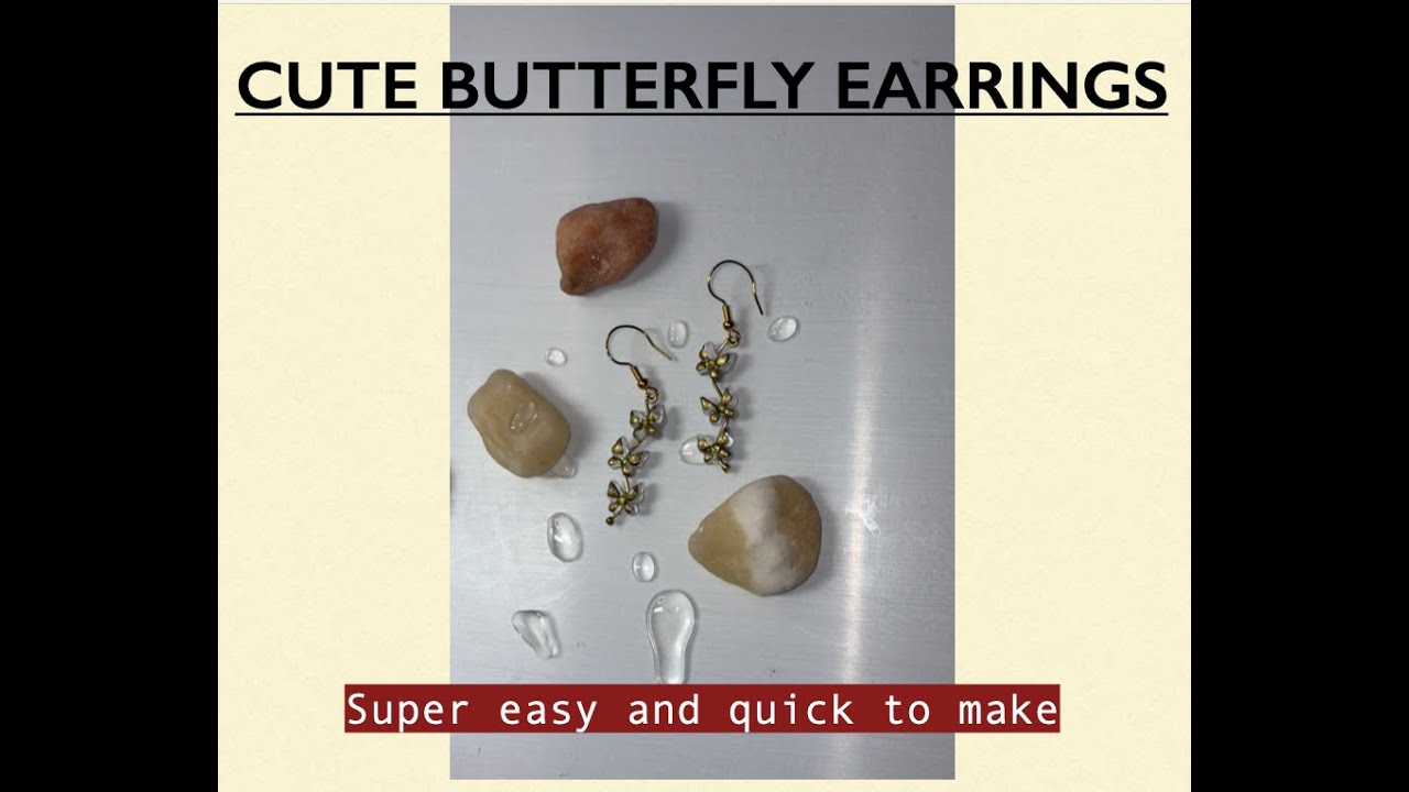 Semi-Clear🦋 Butterfly Earrings | Dangle Earrings