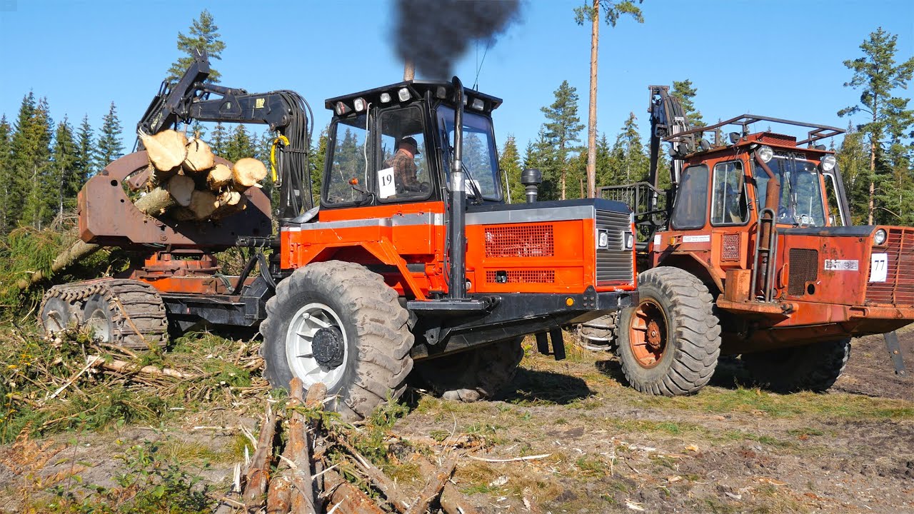 Heavy, Classic & Unique Logging Machines from the 70’s - Still Runs Hard in the Forest!