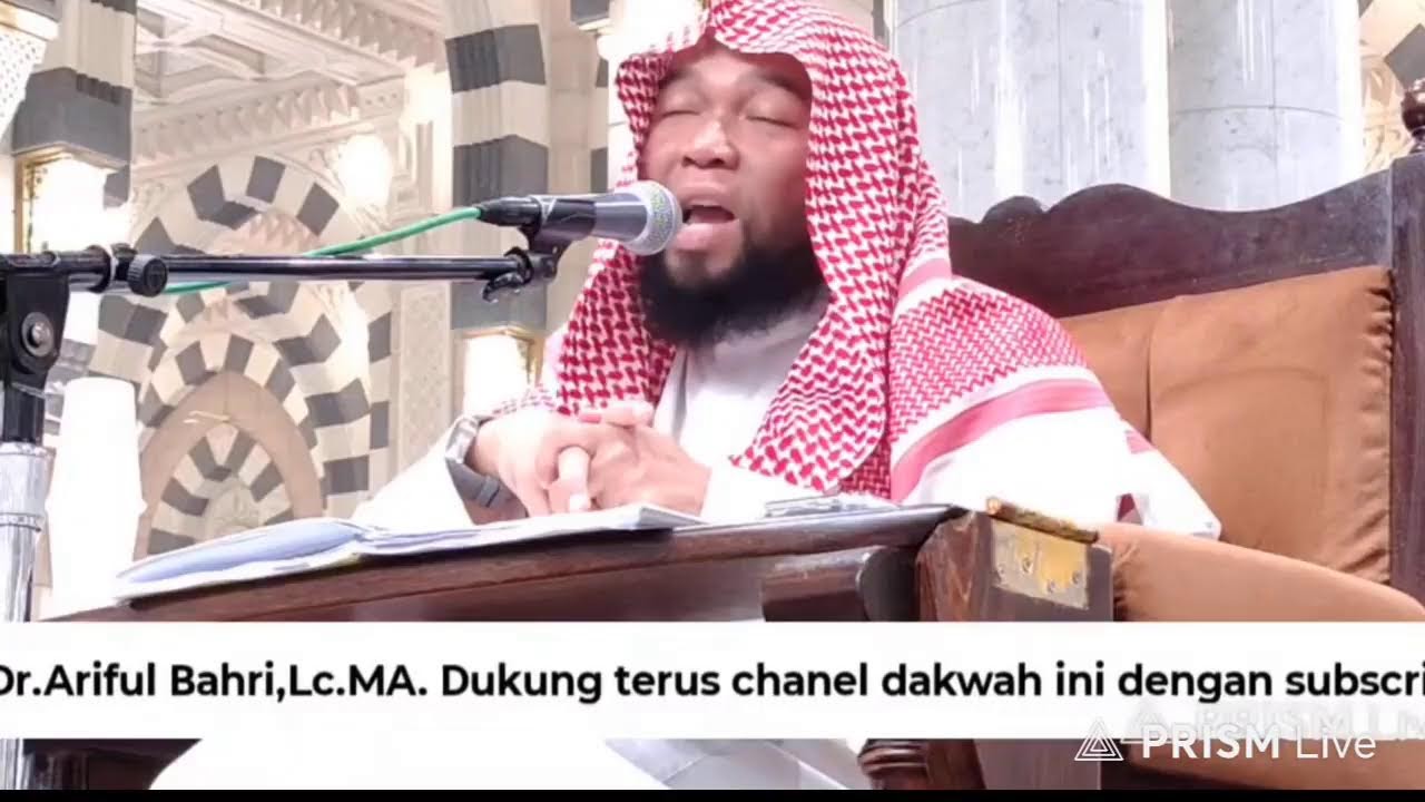 23-01-2026 || Live tunda Kajian Rutin Pintu 19 Masjid Nabawi || Ustadz Dr. Ariful Bahri,Lc., M.A