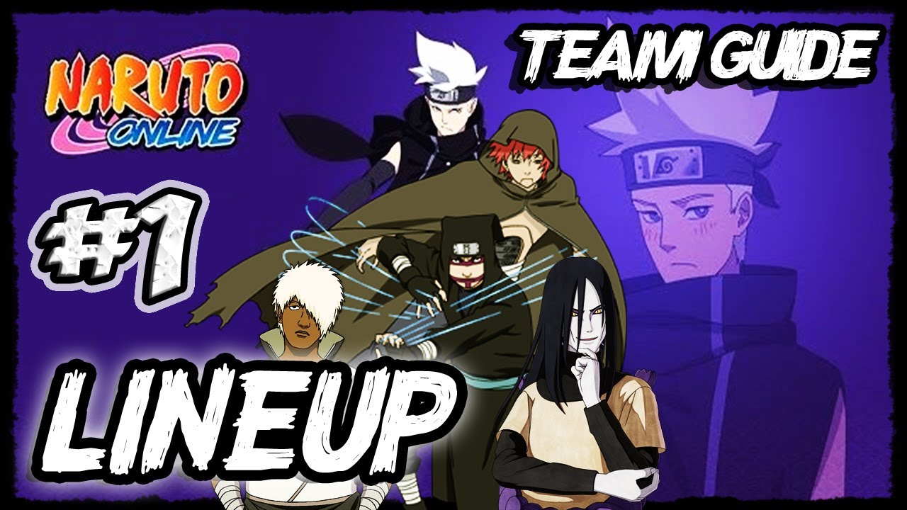 Naruto Online: Lightning Main / Midnight Blade Guide Team LineUp