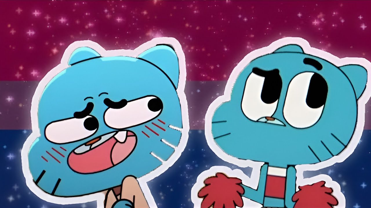 Gumball Watterson being ambiguously queer for 9 minutes straight