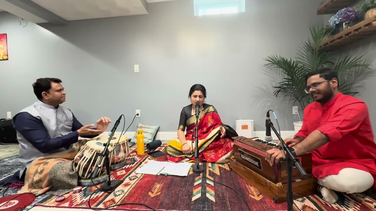 Raag Madhmaad Sarang with Yogesh Karale on tabla and Yash Barhate on harmonium…