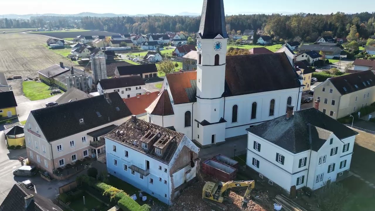 Abbruch des Gemeindeamts Wundschuh und des Mesnerhauses