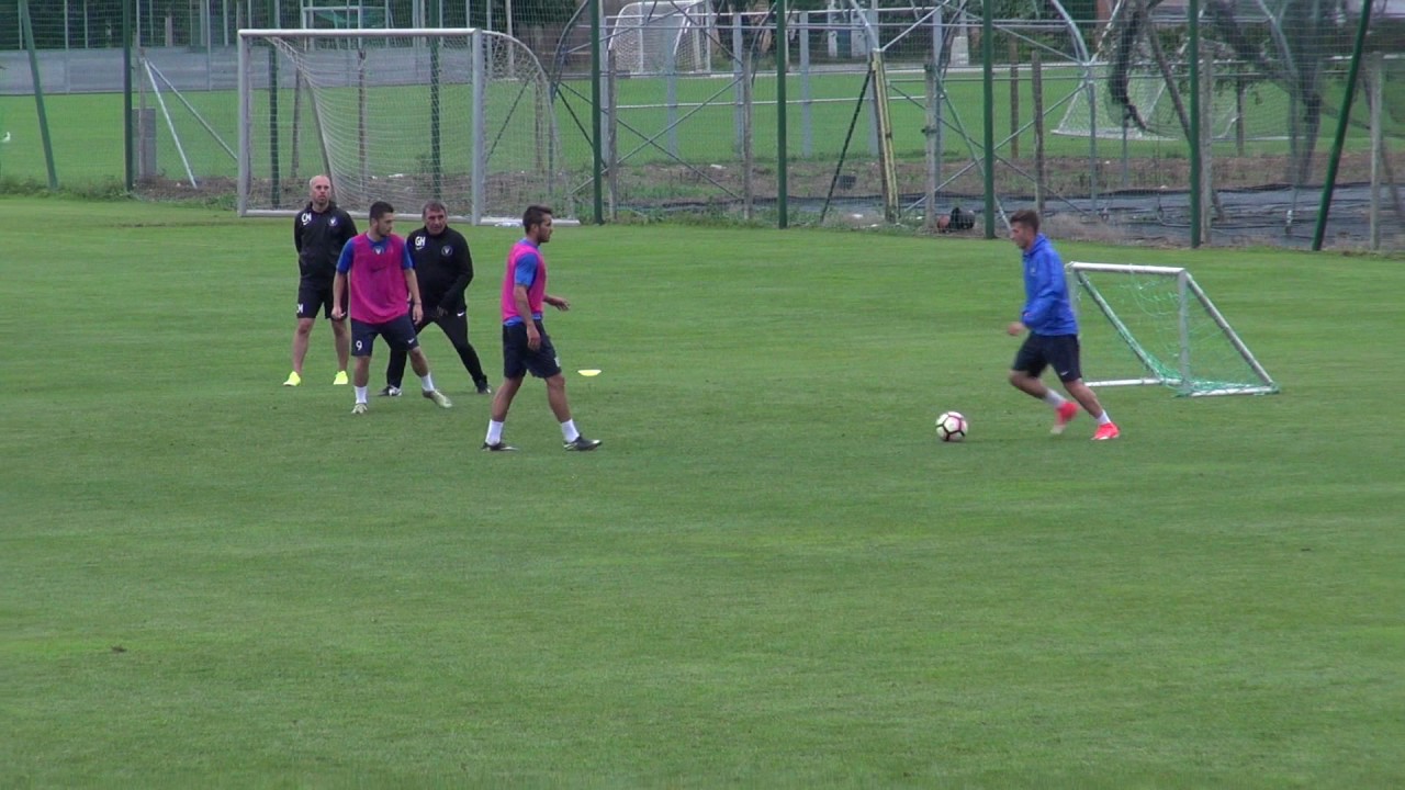 Gheorghe Hagi la antrenament