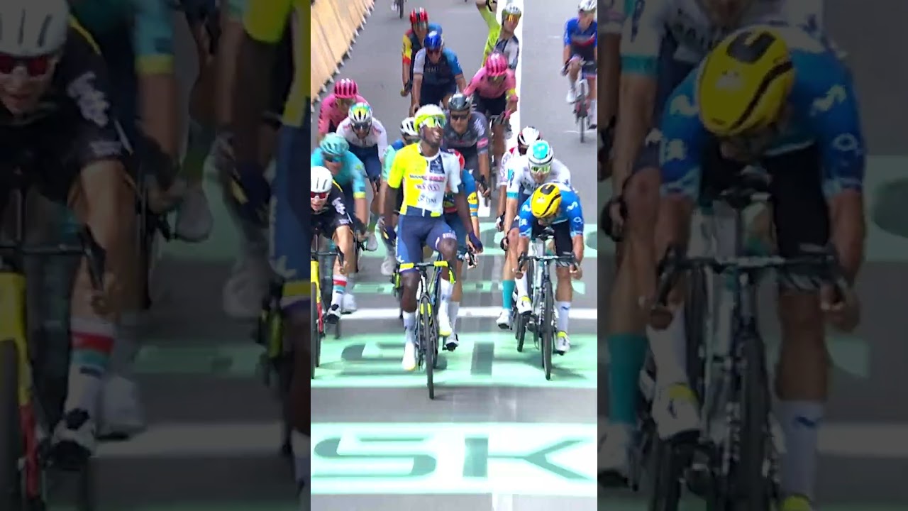 🇪🇷 Биниам Гирмей из Intermarch&eacute; - Ванти выигрывает сегодняшний этап Тур де Франс! #tdf #tdf2