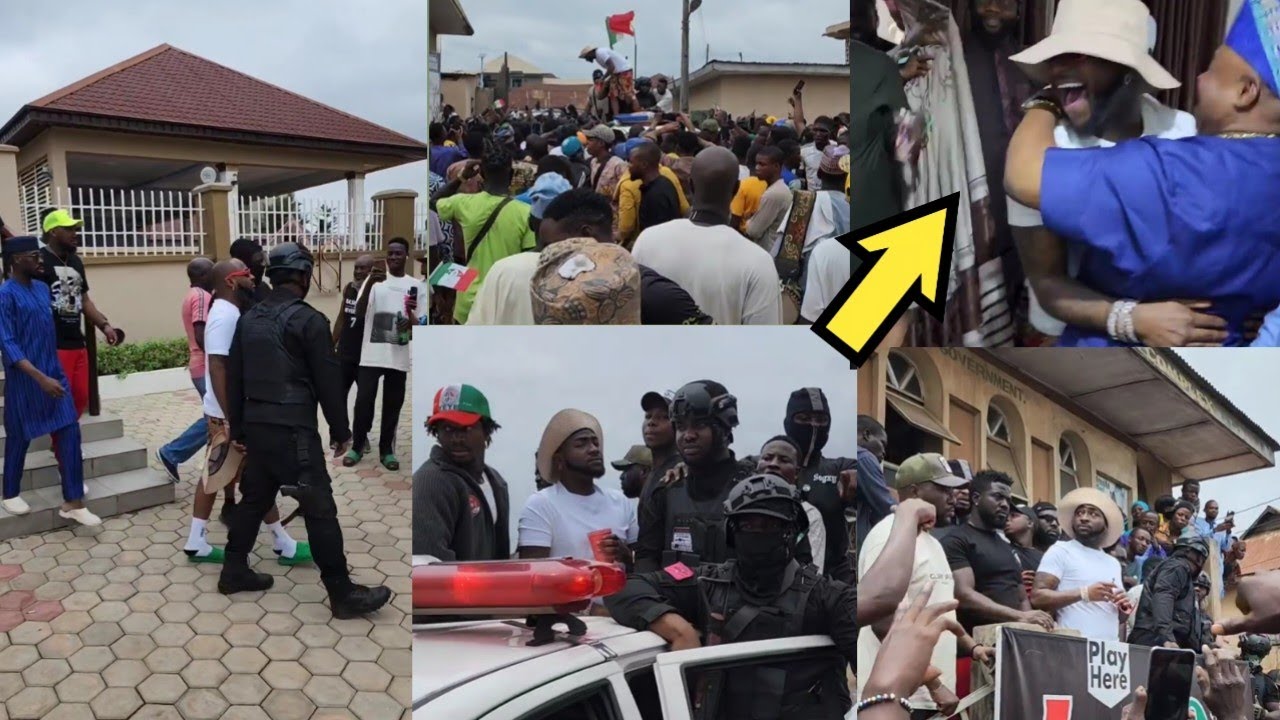 Davido Storm Hometown Osun To Kick off Campaign For His Uncle As Next Governor