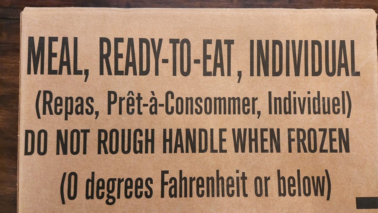 2022 US MRE Case A Unboxing & Menu 09 Beef Stew Review 