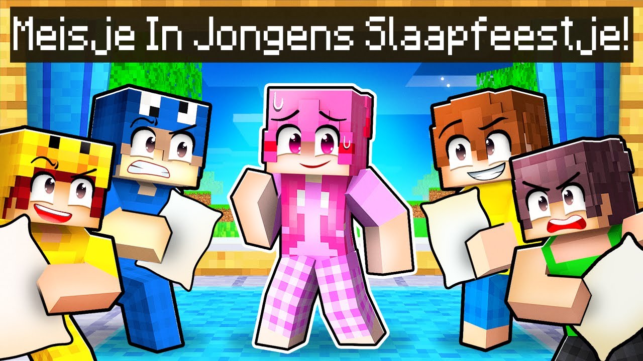 Inbreken In Jongens Slaapfeestje In Minecraft!