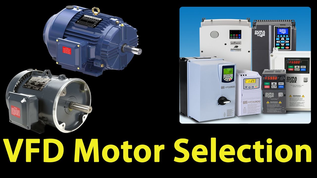 Selecting a Motor for a VFD Application from AutomationDirect