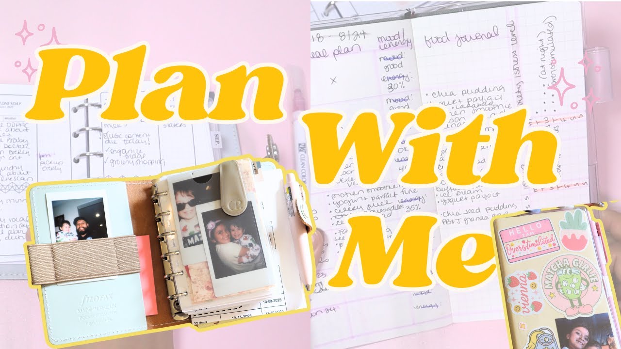 Plan With Me | A Look At My Planners | Everyday Carry | Health & Wellness Planner | Content Planner