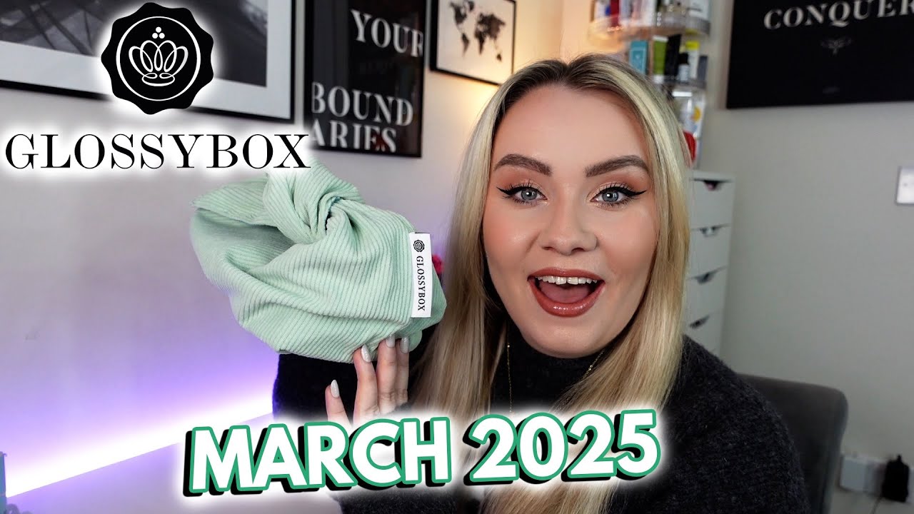 **SNEAK PEEK** GLOSSYBOX MARCH 2025 UNBOXING 🍃 | MISS BOUX