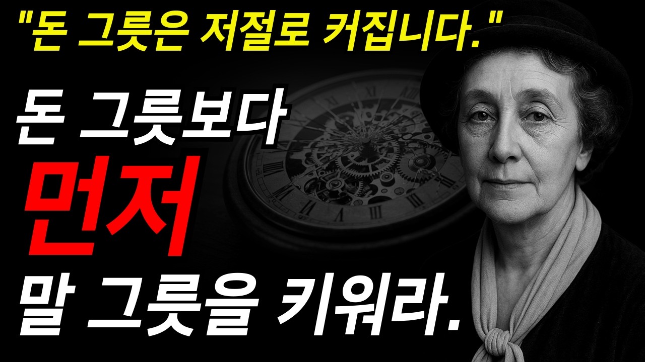 돈 그릇은 저절로 커집니다. 돈 그릇보다 먼저 말 그릇을 키워라. I 플로렌스 스코벨 쉰 I