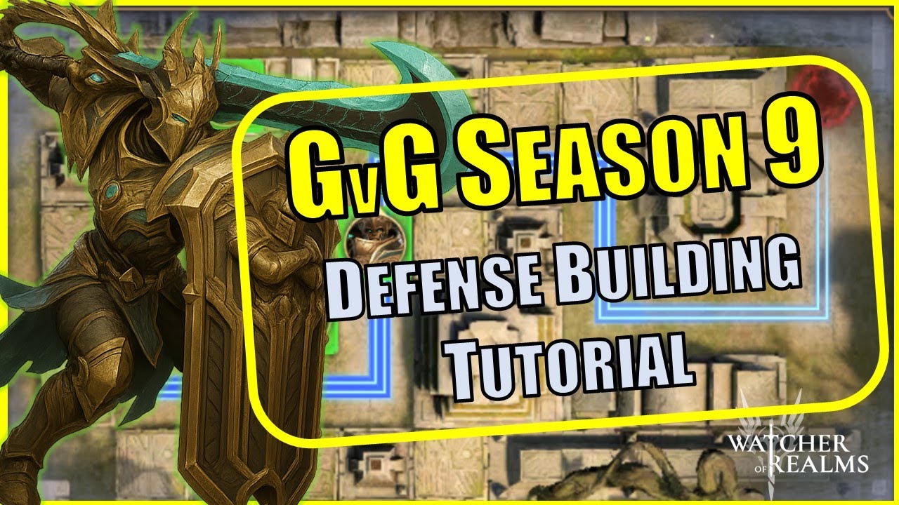Season 9 GvG Defenses Building Tutorial  | Guild Wars  | Seb's Ultimate Guide | Watcher of Realms