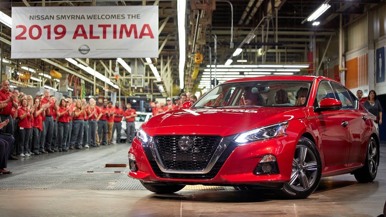 2019 Nissan Altima Production at the Smyrna Vehicle Assembly Plant