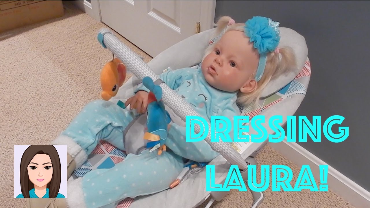 Dressing Reborn Toddler Laura! She Wants To Be Elsa!
