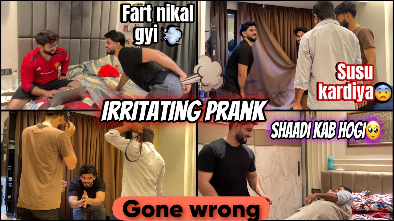 Irritating Prank On My Angry Family 😂| Gone wrong❌| Zeeshan And Abresh