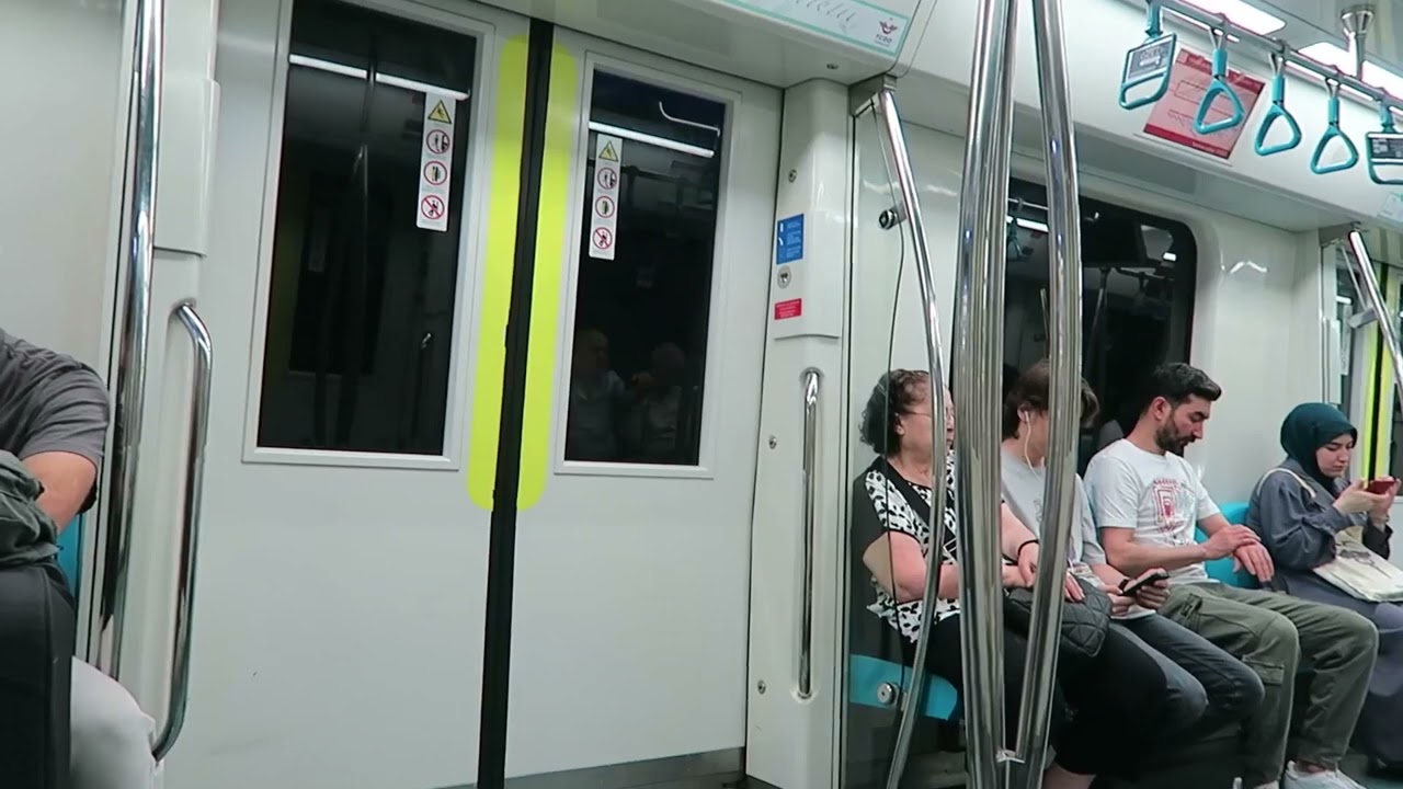 Istanbul Marmaray Train Ride Between Europe and Asia 19 June 2024