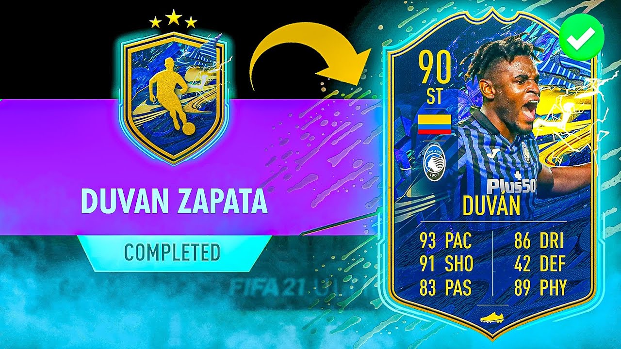 90 'TOTS' ZAPATA SBC CHEAPEST SOLUTION - #FIFA21 90 Duvan Zapata SBC Cheapest Way