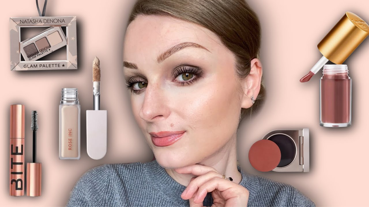 GRWM USING NEW IN MAKE UP 2021 LISA ELDRIDGE, ROSE INC, NATASHA DENONA