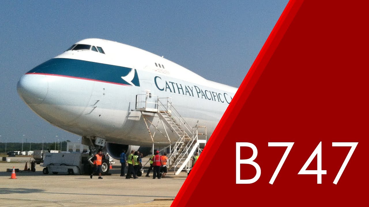 Cathay Pacific Cargo 747-8F (B-LJG) Pushback - 05 July 2013