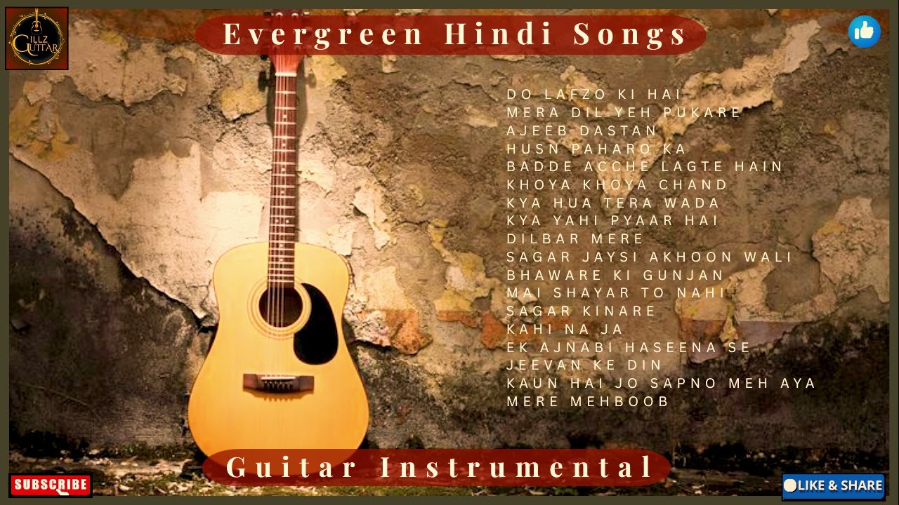 Evergreen Hindi Song #hindisong #music #bollywoodsongs #guitar #bollywood #instrumental #indiansong