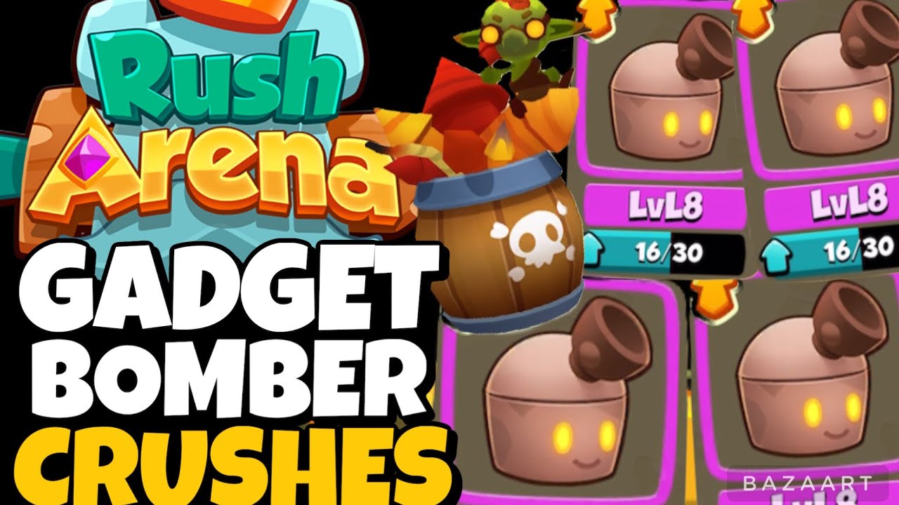 BOMBER & GADGET IS CRAZY GOOD! RUSH ARENA