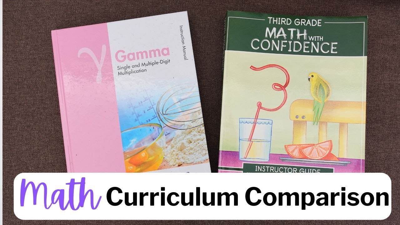 3rd Grade Math with Confidence VS Math U See Gamma | Homeschool Math Curriculum Comparison
