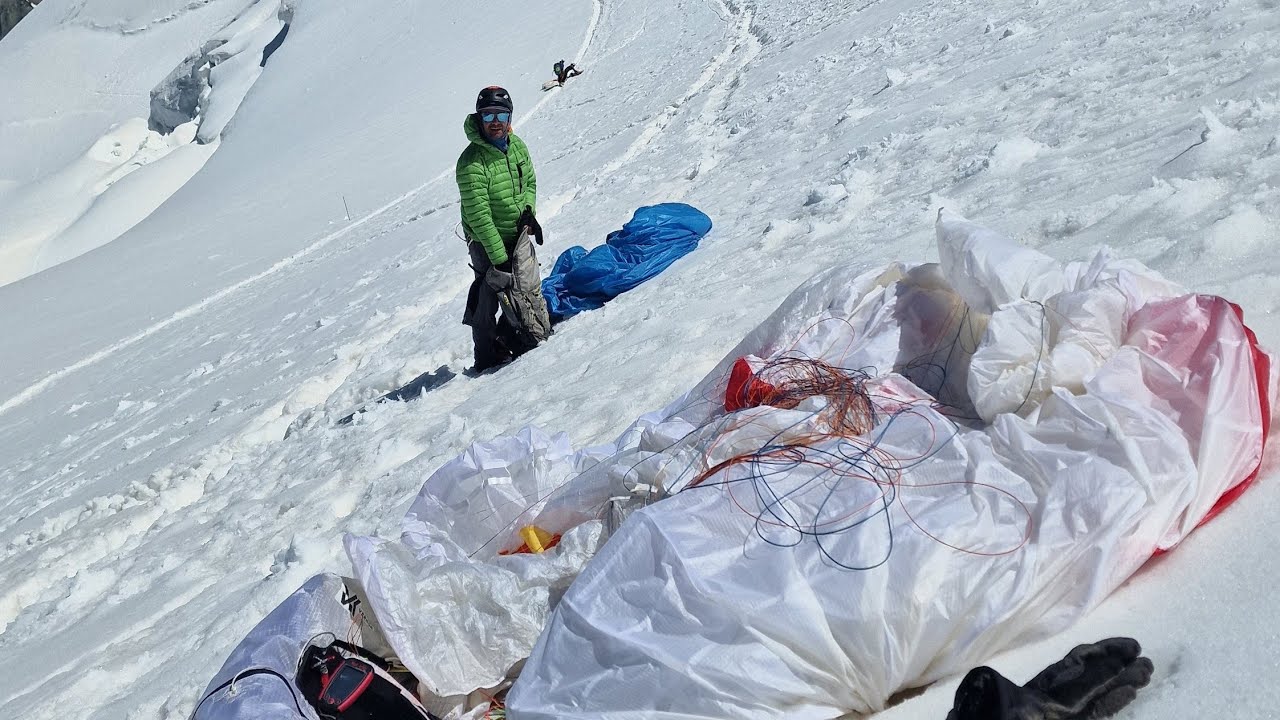 Combo Parapente Alpi. Atterrir au Pelvoux puis au Dôme des Ecrins